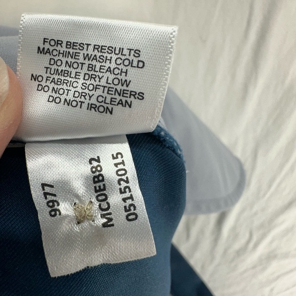 Peter Millar Wicking Performance Shorts Golf Stretch Navy Blue Mens Size 40 - Picture 9 of 9